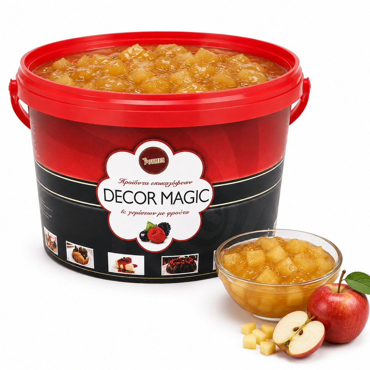 DECOR-MAGIC DICED APPLE 90% 5KG