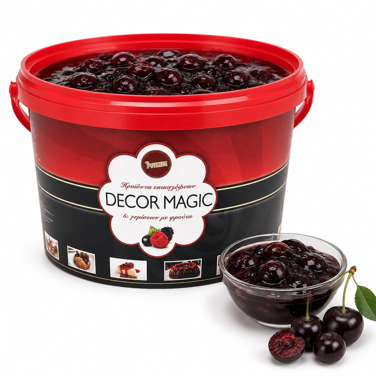 DECOR-MAGIC BLACK CHERRY COMPOTE 5KG